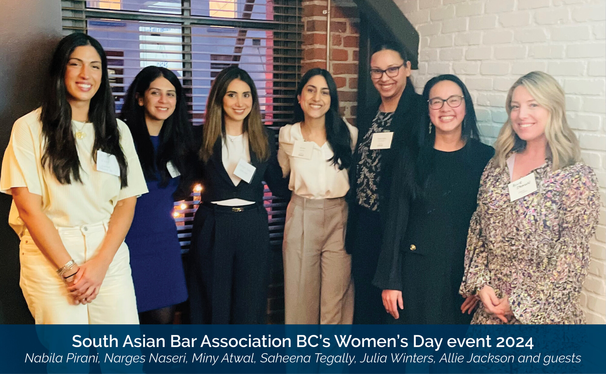 South Asian Bar Association BC's Women's Day event 2024